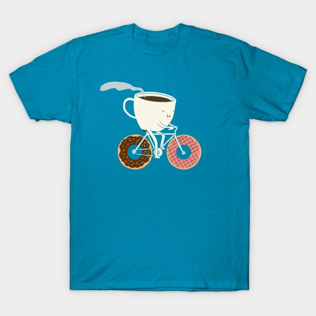 Coffee and donuts T-Shirt by ilovedoodle